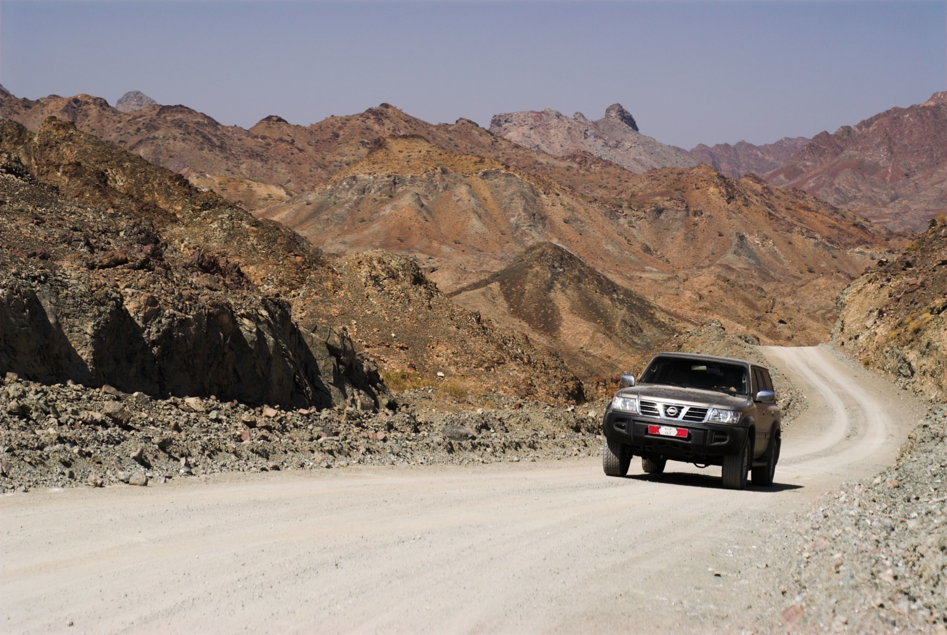 4x4 dans les montagnes omanaises
