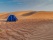tente dans camping dans le désert