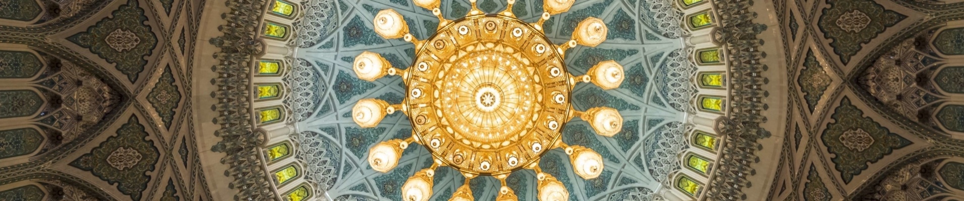 plafond mosque sultan qaboos