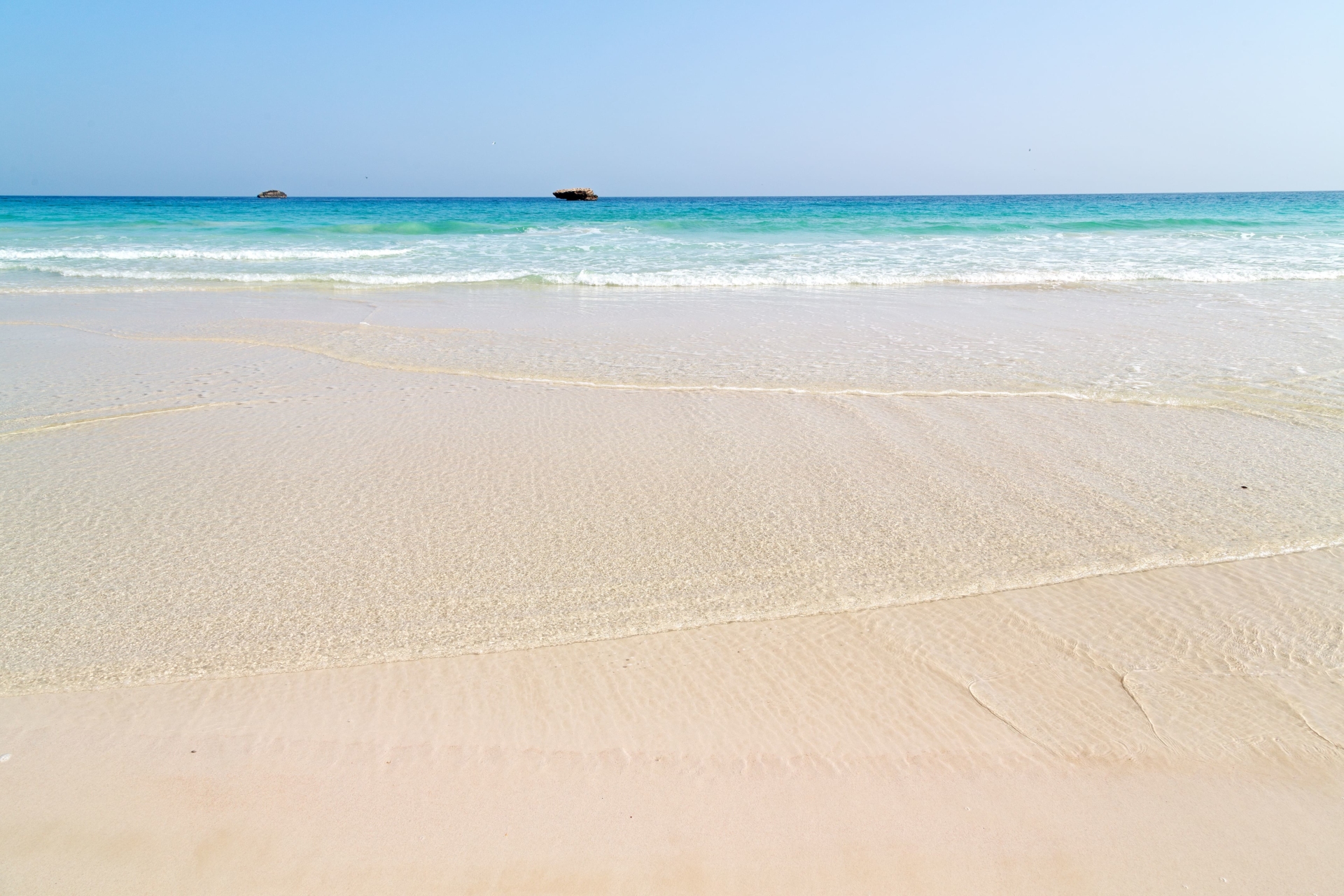 plage fins oman